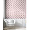 Ambesonne Blueberry Peel & Stick Wallpaper for Home, Summer Berries with Leaves on Cream Background Love Botanical Themed, Self-Adhesive Living Room Kitchen Accent, 13″ x 100″, Violet Blue Fern Green(Blush Rose and Dark Grey)