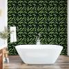 Ambesonne Blueberry Peel & Stick Wallpaper for Home, Summer Berries with Leaves on Cream Background Love Botanical Themed, Self-Adhesive Living Room Kitchen Accent, 13″ x 100″, Violet Blue Fern Green(Lime Green Black Teal)