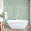 Ambesonne Blueberry Peel & Stick Wallpaper for Home, Summer Berries with Leaves on Cream Background Love Botanical Themed, Self-Adhesive Living Room Kitchen Accent, 13″ x 100″, Violet Blue Fern Green(Green Orange and White)
