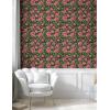 Ambesonne Blueberry Peel & Stick Wallpaper for Home, Summer Berries with Leaves on Cream Background Love Botanical Themed, Self-Adhesive Living Room Kitchen Accent, 13″ x 100″, Violet Blue Fern Green(Green Pink and Charcoal Grey)
