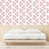 Ambesonne Blueberry Peel & Stick Wallpaper for Home, Summer Berries with Leaves on Cream Background Love Botanical Themed, Self-Adhesive Living Room Kitchen Accent, 13″ x 100″, Violet Blue Fern Green(Pale Purpleblue and Coral)