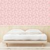 Ambesonne Blueberry Peel & Stick Wallpaper for Home, Summer Berries with Leaves on Cream Background Love Botanical Themed, Self-Adhesive Living Room Kitchen Accent, 13″ x 100″, Violet Blue Fern Green(Blush and Laurel Green)