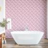 Ambesonne Blueberry Peel & Stick Wallpaper for Home, Summer Berries with Leaves on Cream Background Love Botanical Themed, Self-Adhesive Living Room Kitchen Accent, 13″ x 100″, Violet Blue Fern Green(Blush Pale Pink and Plum)