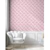 Ambesonne Blueberry Peel & Stick Wallpaper for Home, Summer Berries with Leaves on Cream Background Love Botanical Themed, Self-Adhesive Living Room Kitchen Accent, 13″ x 100″, Violet Blue Fern Green(Blush Pale Pink and Plum)