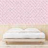 Ambesonne Blueberry Peel & Stick Wallpaper for Home, Summer Berries with Leaves on Cream Background Love Botanical Themed, Self-Adhesive Living Room Kitchen Accent, 13″ x 100″, Violet Blue Fern Green(Blush Pale Pink and Plum)