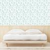 Ambesonne Blueberry Peel & Stick Wallpaper for Home, Summer Berries with Leaves on Cream Background Love Botanical Themed, Self-Adhesive Living Room Kitchen Accent, 13″ x 100″, Violet Blue Fern Green(Coconut Dark Seafoam)
