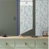 Ambesonne Blueberry Peel & Stick Wallpaper for Home, Summer Berries with Leaves on Cream Background Love Botanical Themed, Self-Adhesive Living Room Kitchen Accent, 13″ x 100″, Violet Blue Fern Green(Coconut Dark Seafoam)