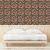 Ambesonne Blueberry Peel & Stick Wallpaper for Home, Summer Berries with Leaves on Cream Background Love Botanical Themed, Self-Adhesive Living Room Kitchen Accent, 13″ x 100″, Violet Blue Fern Green(Green Pink and Charcoal Grey)