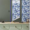 Ambesonne Blueberry Peel & Stick Wallpaper for Home, Summer Berries with Leaves on Cream Background Love Botanical Themed, Self-Adhesive Living Room Kitchen Accent, 13″ x 100″, Violet Blue Fern Green(Pale Blue and Violet Blue)