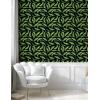 Ambesonne Blueberry Peel & Stick Wallpaper for Home, Summer Berries with Leaves on Cream Background Love Botanical Themed, Self-Adhesive Living Room Kitchen Accent, 13″ x 100″, Violet Blue Fern Green(Lime Green Black Teal)