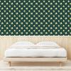Ambesonne Blueberry Peel & Stick Wallpaper for Home, Summer Berries with Leaves on Cream Background Love Botanical Themed, Self-Adhesive Living Room Kitchen Accent, 13″ x 100″, Violet Blue Fern Green(Pale Orange and Dark Teal)