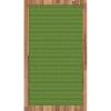 Ambesonne Abstract Area Rug, Modern Monotone Illustration of Large and Small Circles Geometric, Flat Woven Accent Rug for Living Room Bedroom Dining Room, 2.6 x 5 FT, Olive Green and Pale Green