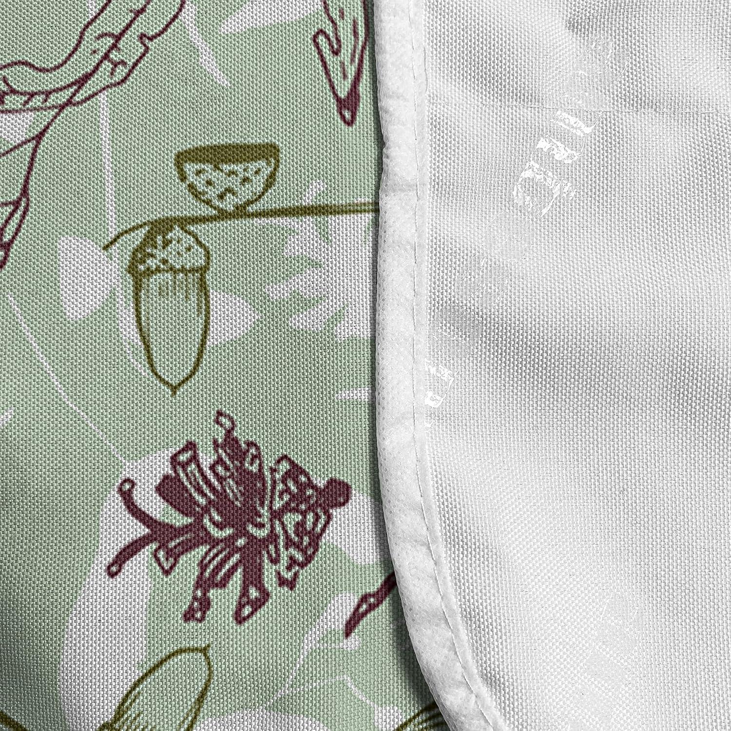 imageAmbesonne Love Microwave Oven Cover Various Ornamental Hearts in Pastel Colors Valentines Day Themed Design Water Resistant Organizer with Pockets for Kitchen 36 x 12 Blush MulticolorAlmond Green Multicolor