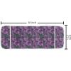 Ambesonne Love Microwave Oven Cover, Various Ornamental Hearts in Pastel Colors Valentine’s Day Themed Design, Water Resistant Organizer with Pockets for Kitchen, 36″ x 12″, Blush Multicolor(Purple Multicolor)