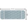 Ambesonne Love Microwave Oven Cover, Various Ornamental Hearts in Pastel Colors Valentine’s Day Themed Design, Water Resistant Organizer with Pockets for Kitchen, 36″ x 12″, Blush Multicolor(Petrol Blue and White)