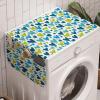 Ambesonne Love Microwave Oven Cover, Various Ornamental Hearts in Pastel Colors Valentine’s Day Themed Design, Water Resistant Organizer with Pockets for Kitchen, 36″ x 12″, Blush Multicolor(Sea Blue Dark Seafoam)