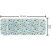Ambesonne Love Microwave Oven Cover, Various Ornamental Hearts in Pastel Colors Valentine’s Day Themed Design, Water Resistant Organizer with Pockets for Kitchen, 36″ x 12″, Blush Multicolor(Sea Blue Dark Seafoam)