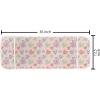 Ambesonne Love Microwave Oven Cover, Various Ornamental Hearts in Pastel Colors Valentine’s Day Themed Design, Water Resistant Organizer with Pockets for Kitchen, 36″ x 12″, Blush Multicolor(Blush Multicolor)