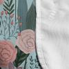 Ambesonne Love Microwave Oven Cover, Various Ornamental Hearts in Pastel Colors Valentine’s Day Themed Design, Water Resistant Organizer with Pockets for Kitchen, 36″ x 12″, Blush Multicolor(Teal Coral)