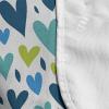 Ambesonne Love Microwave Oven Cover, Various Ornamental Hearts in Pastel Colors Valentine’s Day Themed Design, Water Resistant Organizer with Pockets for Kitchen, 36″ x 12″, Blush Multicolor(Sea Blue Dark Seafoam)