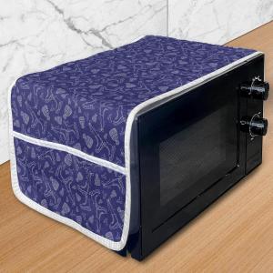 Ambesonne Love Microwave Oven Cover, Various Ornamental Hearts in Pastel Colors Valentine’s Day Themed Design, Water Resistant Organizer with Pockets for Kitchen, 36″ x 12″, Blush Multicolor(Dark Lavender White)
