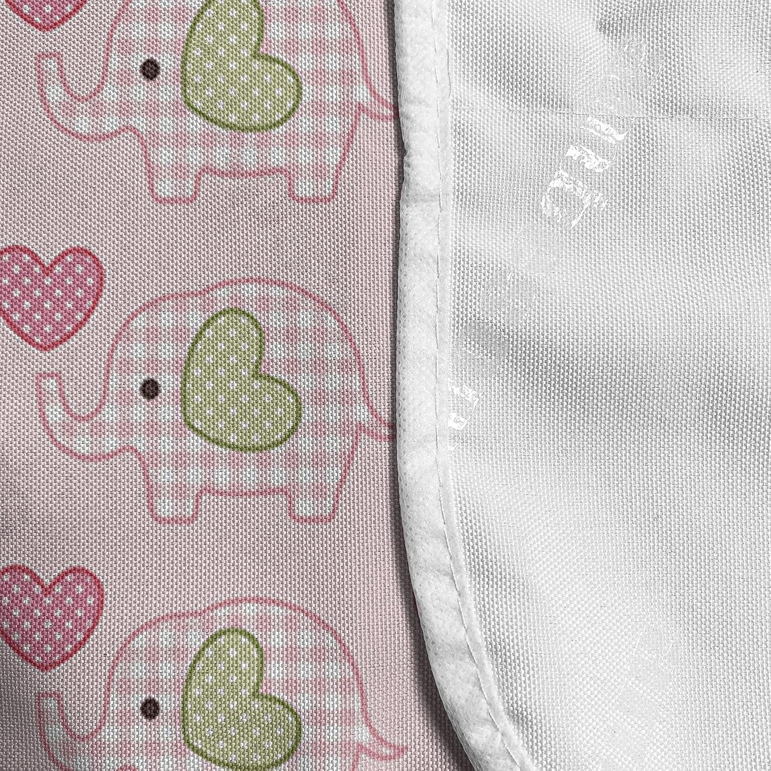 imageAmbesonne Eiffel Microwave Oven Cover Valentines Day Inspired Pattern with France Paris Oh La La Texts Heart Shapes Water Resistant Organizer with Pockets for Kitchen 36 x 12 Pink White BlackPink Olive Green