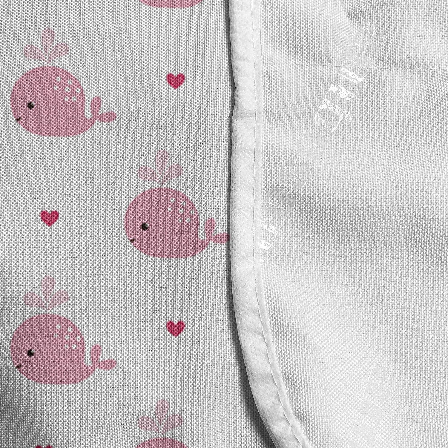 imageAmbesonne Eiffel Microwave Oven Cover Valentines Day Inspired Pattern with France Paris Oh La La Texts Heart Shapes Water Resistant Organizer with Pockets for Kitchen 36 x 12 Pink White BlackWhite and Pink