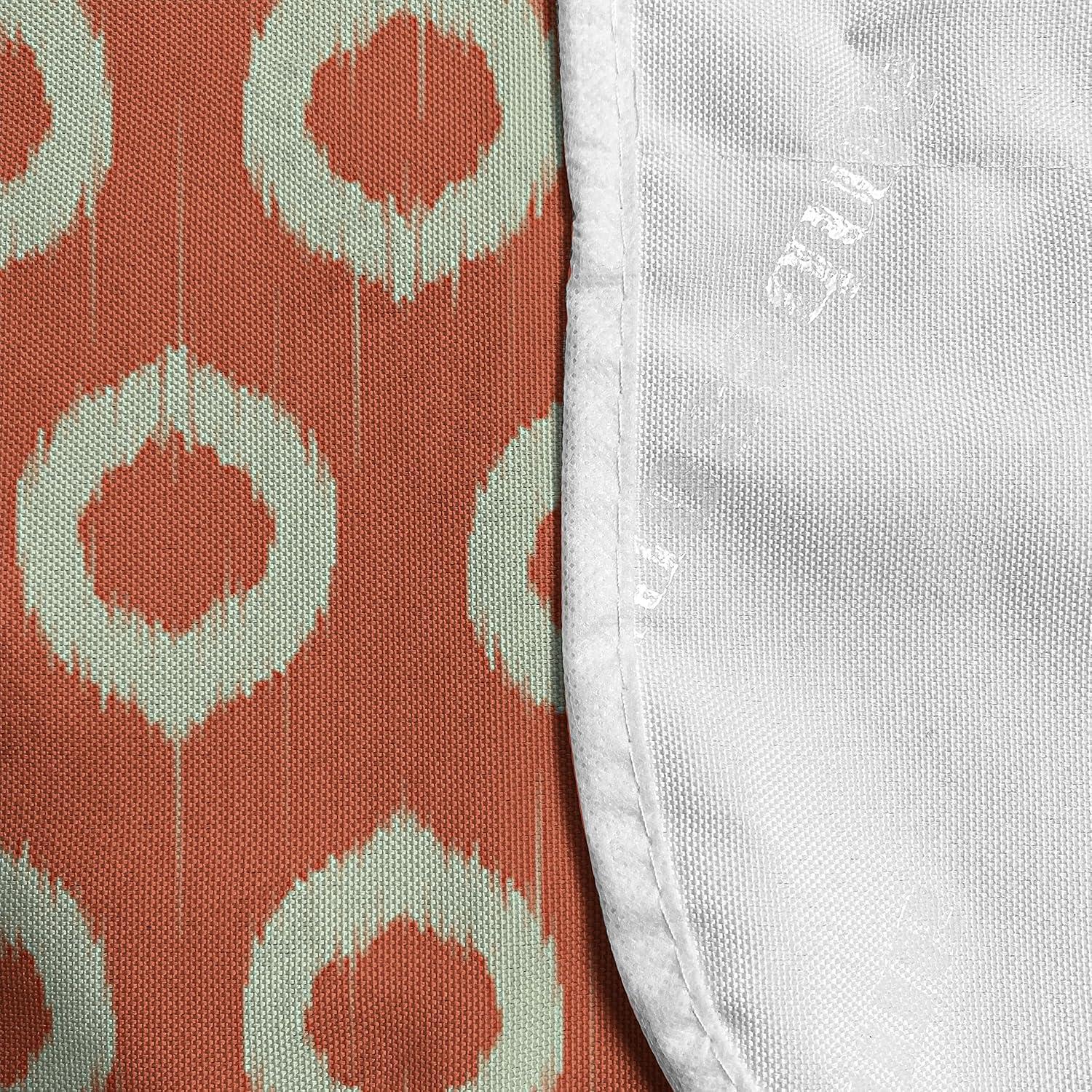 imageAmbesonne Eiffel Microwave Oven Cover Valentines Day Inspired Pattern with France Paris Oh La La Texts Heart Shapes Water Resistant Organizer with Pockets for Kitchen 36 x 12 Pink White BlackOrange Pale Yellow