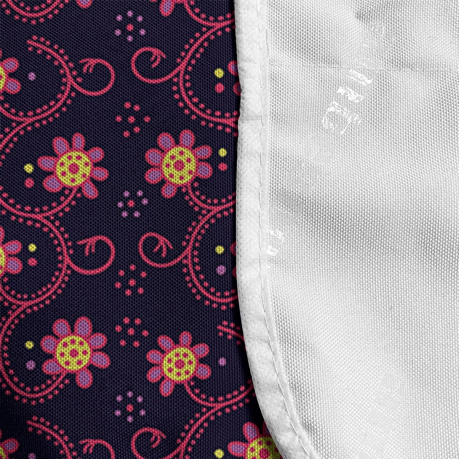 imageAmbesonne Valentines Day Microwave Oven Cover Love Themed Simple Pattern with Hearts Water Resistant Organizer with Pockets for Kitchen 36 x 12 Pink FuchsiaDark Purple Magenta