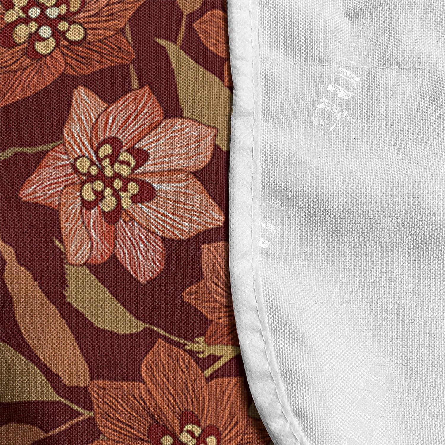 imageAmbesonne Valentines Day Microwave Oven Cover Love Themed Simple Pattern with Hearts Water Resistant Organizer with Pockets for Kitchen 36 x 12 Pink FuchsiaBurgundy Burnt Sienna