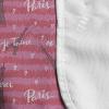 Ambesonne Eiffel Microwave Oven Cover, Valentines Day Inspired Pattern with France Paris Oh La La Texts Heart Shapes, Water Resistant Organizer with Pockets for Kitchen, 36″ x 12″, Pink White Black(Pink White Black)