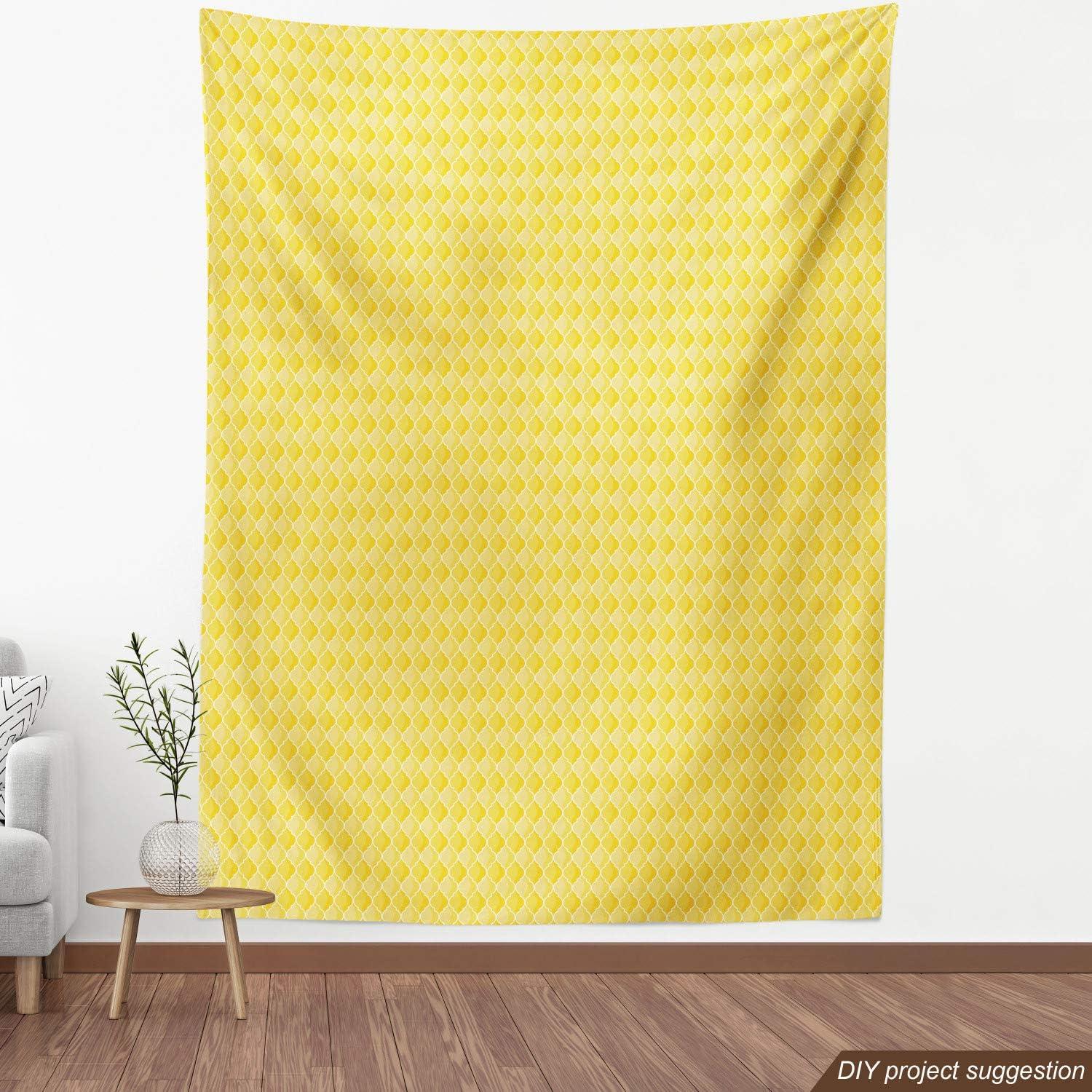 imageAmbesonne Dog Lover Fabric by The Yard Little Corgi Jumping Running and Standing Cartoon Hearts Background Microfiber Fabric for Arts and Crafts Textiles amp Decor 1 Yard White OrangeYellow Marigold