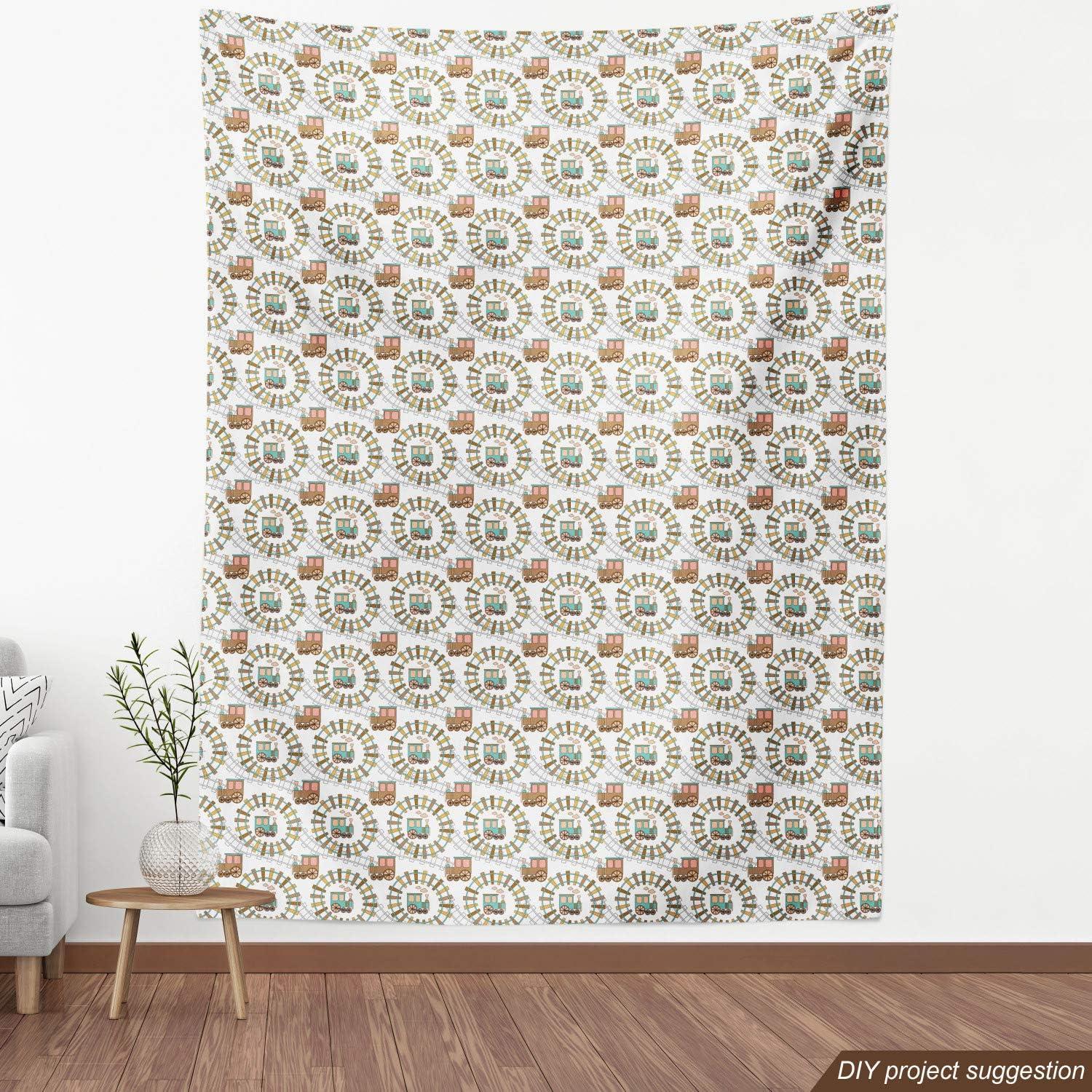 imageAmbesonne Dog Lover Fabric by The Yard Little Corgi Jumping Running and Standing Cartoon Hearts Background Microfiber Fabric for Arts and Crafts Textiles amp Decor 1 Yard White OrangeWhite and Multicolor