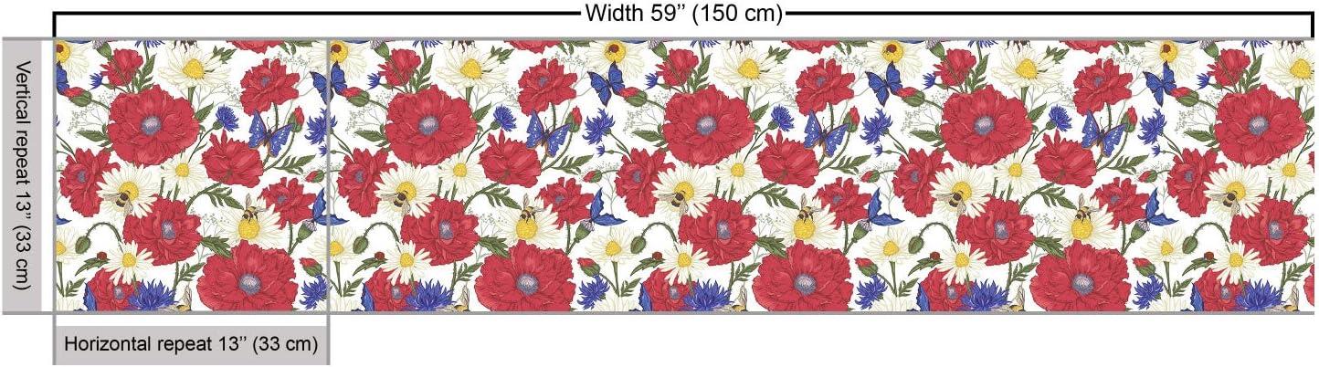 imageAmbesonne Dog Lover Fabric by The Yard Little Corgi Jumping Running and Standing Cartoon Hearts Background Microfiber Fabric for Arts and Crafts Textiles amp Decor 1 Yard White OrangeRaspberry Navy