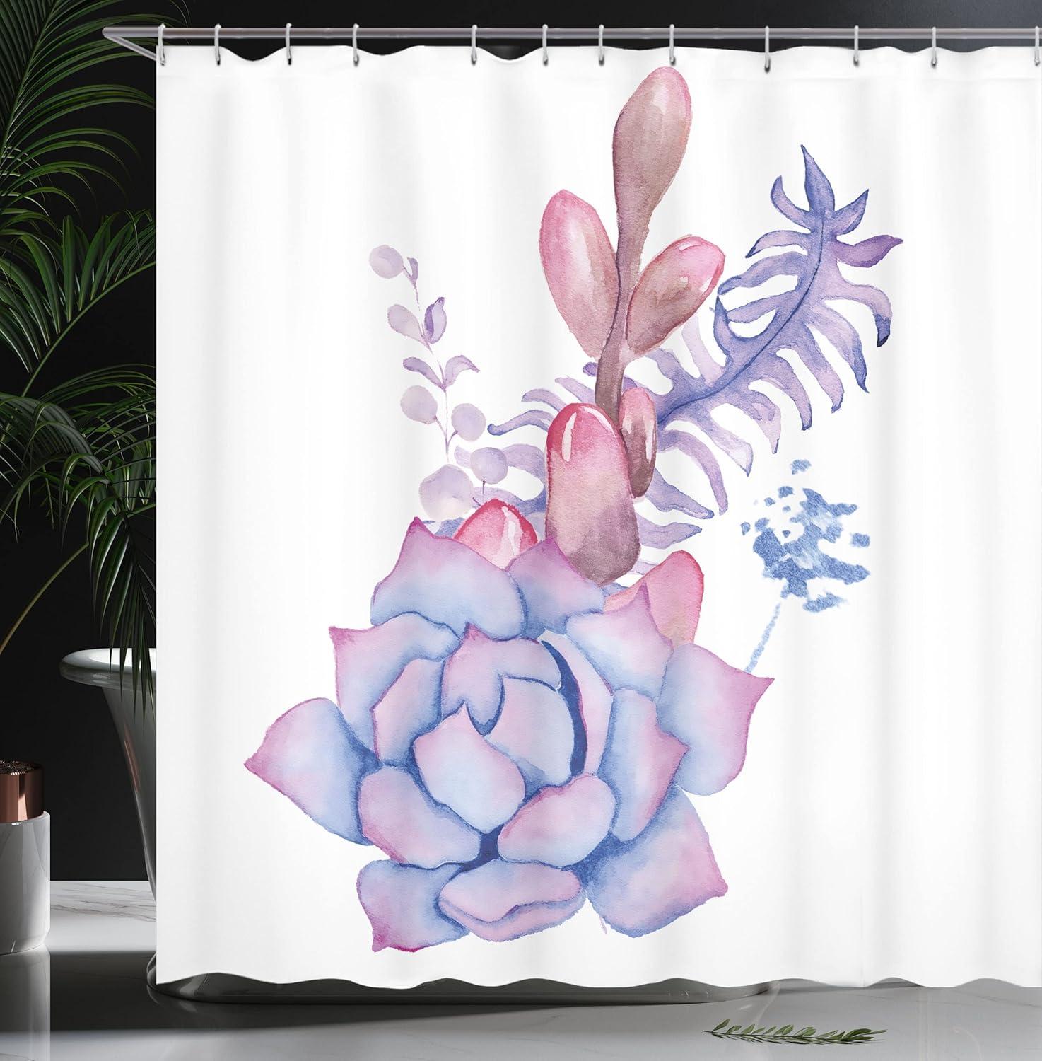 imageAmbesonne Man Cave Shower Curtain Cartoon Monster Truck with Huge Tyres OffRoad Heavy Large Tractor Wheels Turbo Cloth Fabric Bathroom Decor Set with Hooks 69 W x 70 L Orange BlueLilac Pink Lavender