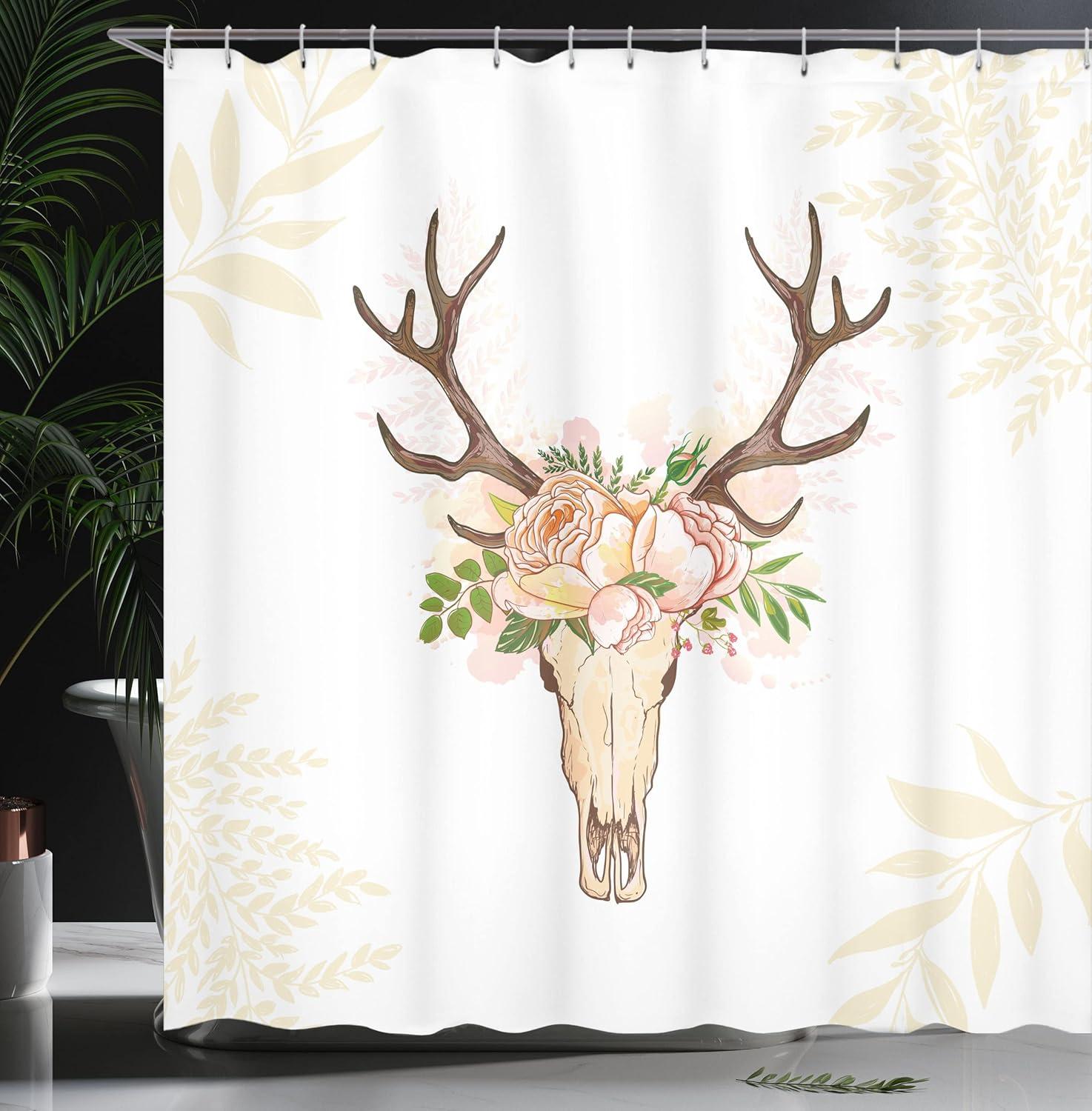 imageAmbesonne Man Cave Shower Curtain Cartoon Monster Truck with Huge Tyres OffRoad Heavy Large Tractor Wheels Turbo Cloth Fabric Bathroom Decor Set with Hooks 69 W x 70 L Orange BluePink Brown