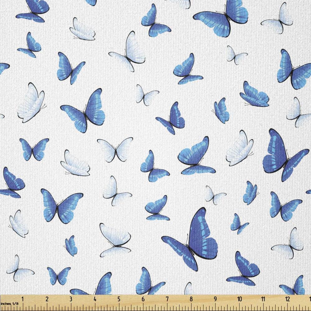 imageAmbesonne Dog Lover Fabric by The Yard Little Corgi Jumping Running and Standing Cartoon Hearts Background Microfiber Fabric for Arts and Crafts Textiles amp Decor 1 Yard White OrangeBlack and White
