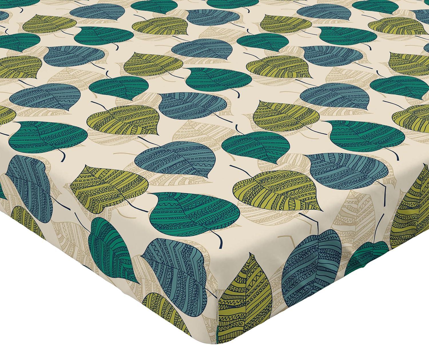 imageAmbesonne Floral Fitted Sheet Roses for Valentine Love Team Holiday Celebration Botanical Artwork on Hue Back Decorative Soft Fabric Bedding AllRound Elastic Pocket Queen Size Dimgray BlushJade Green Pale Khaki