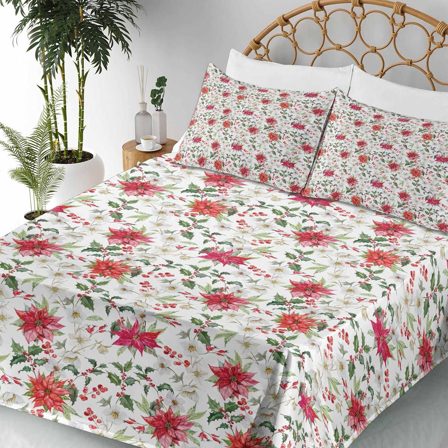 imageAmbesonne Horror Flat Sheet Splashes of Blood Grunge Style Bloodstain Horror Scary Zombie Halloween Themed Print Soft Comfortable Top Sheet Decorative Bedding 1 Piece Queen Size White RedVermilion Magenta
