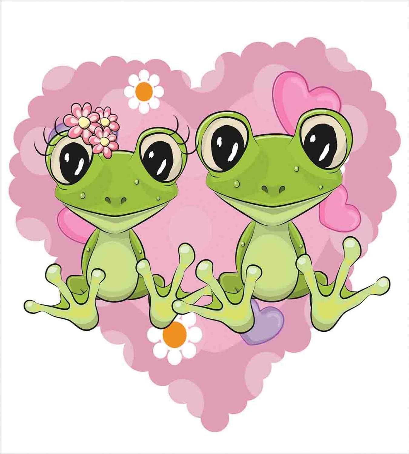 imageAmbesonne Love Duvet Cover Sets Cartoon Birds is Sitting on a Branch Bee Smiling Loving Valentine Bedding Set with 2 Duvet Covers amp 4 Pillowcases 2 Pack Queen Size Pale Pink Beige TaupeDried Rose Lime Green