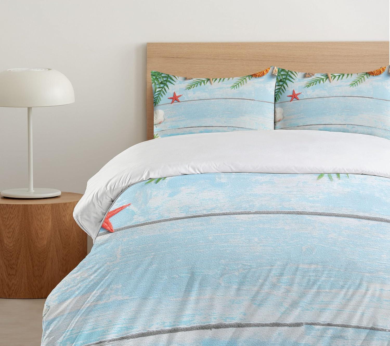 imageAmbesonne Love Duvet Cover Sets Cartoon Birds is Sitting on a Branch Bee Smiling Loving Valentine Bedding Set with 2 Duvet Covers amp 4 Pillowcases 2 Pack Queen Size Pale Pink Beige TaupePale Blue Green Amber