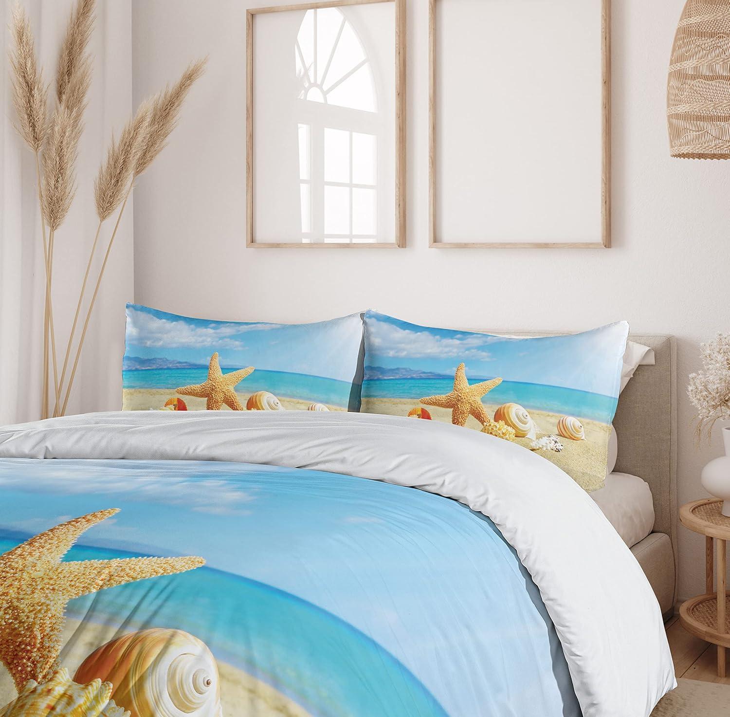 imageAmbesonne Love Duvet Cover Sets Cartoon Birds is Sitting on a Branch Bee Smiling Loving Valentine Bedding Set with 2 Duvet Covers amp 4 Pillowcases 2 Pack Queen Size Pale Pink Beige TaupeAqua Ivory Mustard