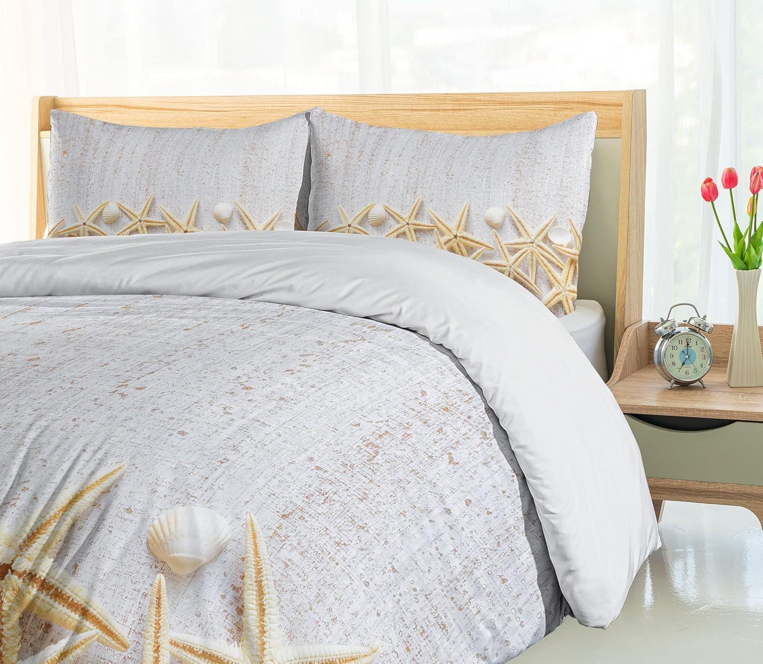 imageAmbesonne Love Duvet Cover Sets Cartoon Birds is Sitting on a Branch Bee Smiling Loving Valentine Bedding Set with 2 Duvet Covers amp 4 Pillowcases 2 Pack Queen Size Pale Pink Beige TaupePearl Ivory