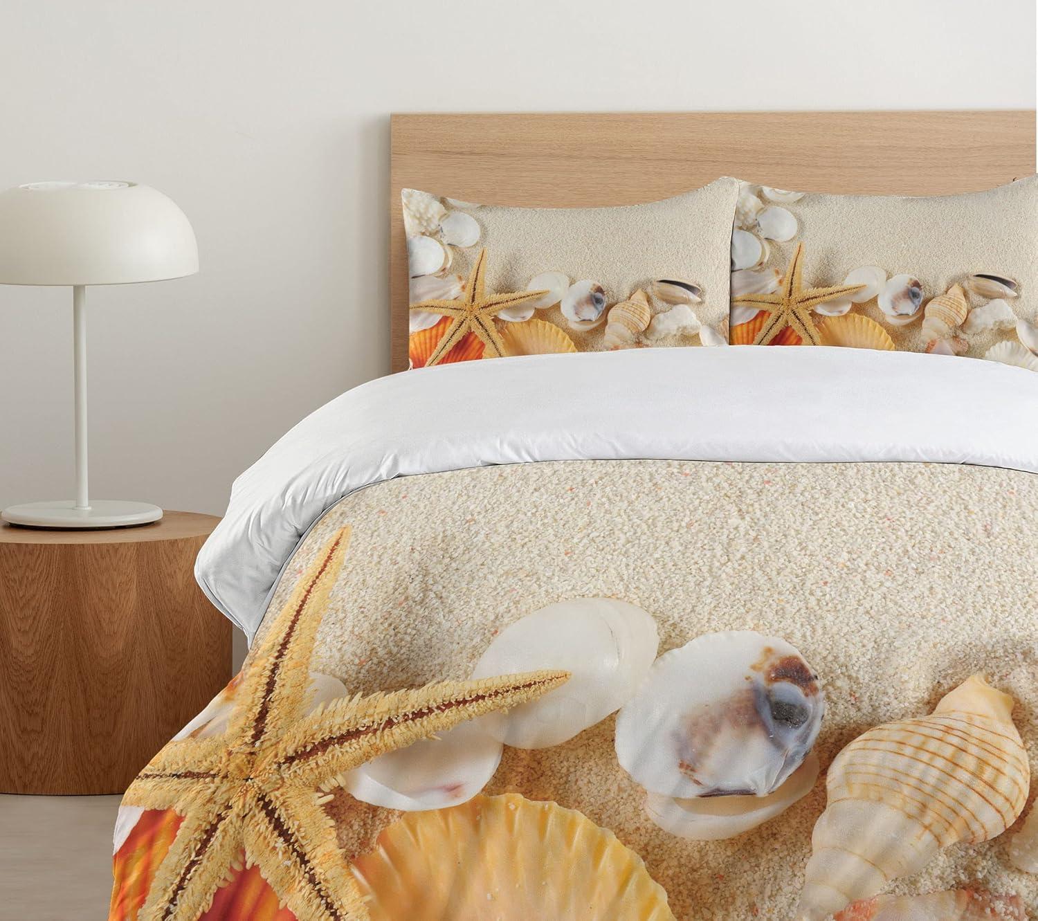 imageAmbesonne Love Duvet Cover Sets Cartoon Birds is Sitting on a Branch Bee Smiling Loving Valentine Bedding Set with 2 Duvet Covers amp 4 Pillowcases 2 Pack Queen Size Pale Pink Beige TaupeBeige Ivory Cream