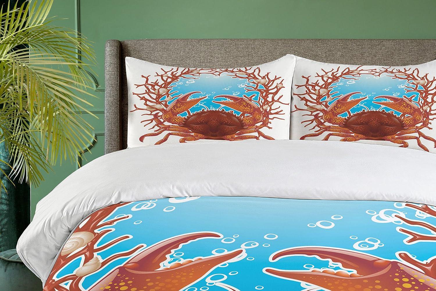 imageAmbesonne Love Duvet Cover Sets Cartoon Birds is Sitting on a Branch Bee Smiling Loving Valentine Bedding Set with 2 Duvet Covers amp 4 Pillowcases 2 Pack Queen Size Pale Pink Beige TaupeDark Orange Burgundy