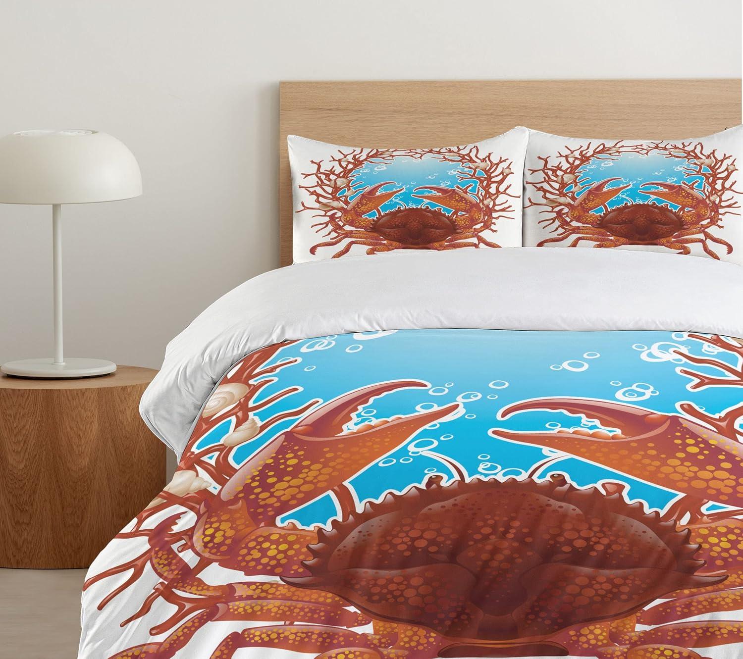 imageAmbesonne Love Duvet Cover Sets Cartoon Birds is Sitting on a Branch Bee Smiling Loving Valentine Bedding Set with 2 Duvet Covers amp 4 Pillowcases 2 Pack Queen Size Pale Pink Beige TaupeDark Orange Burgundy