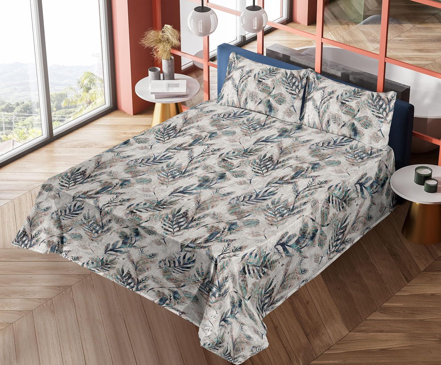 imageAmbesonne Rose Sheet Set Romantic Blurry Style Effect of English Garden Petals Valentines Themed Fitted and Flat Sheet with Pillowcases Bedding Accent 4 Piece Set Full Dark Pink Emerald DustWarm Taupe Teal and Blue