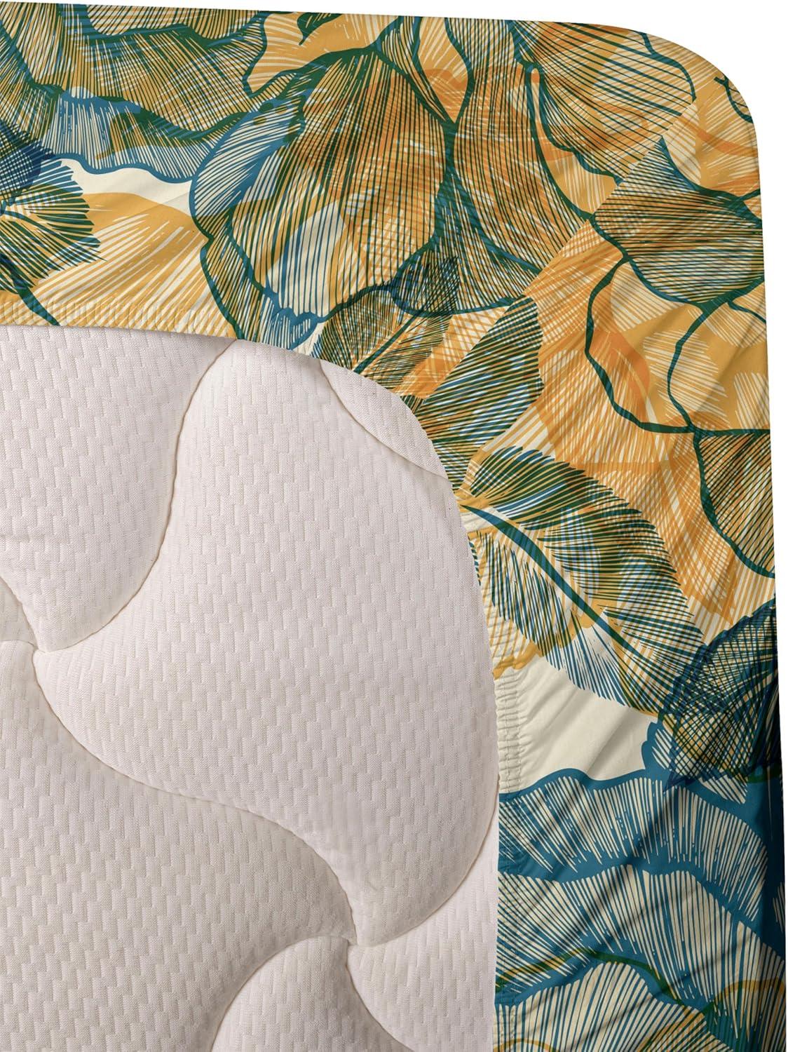 imageAmbesonne Vintage Sheet Set Valentines Day Theme Art with Monochrome Roses Retro Style Ornament Fitted and Flat Sheet with Pillowcases Bedding Accent 4 Piece Set Full Charcoal Grey and WhitePale Orange Fern Green