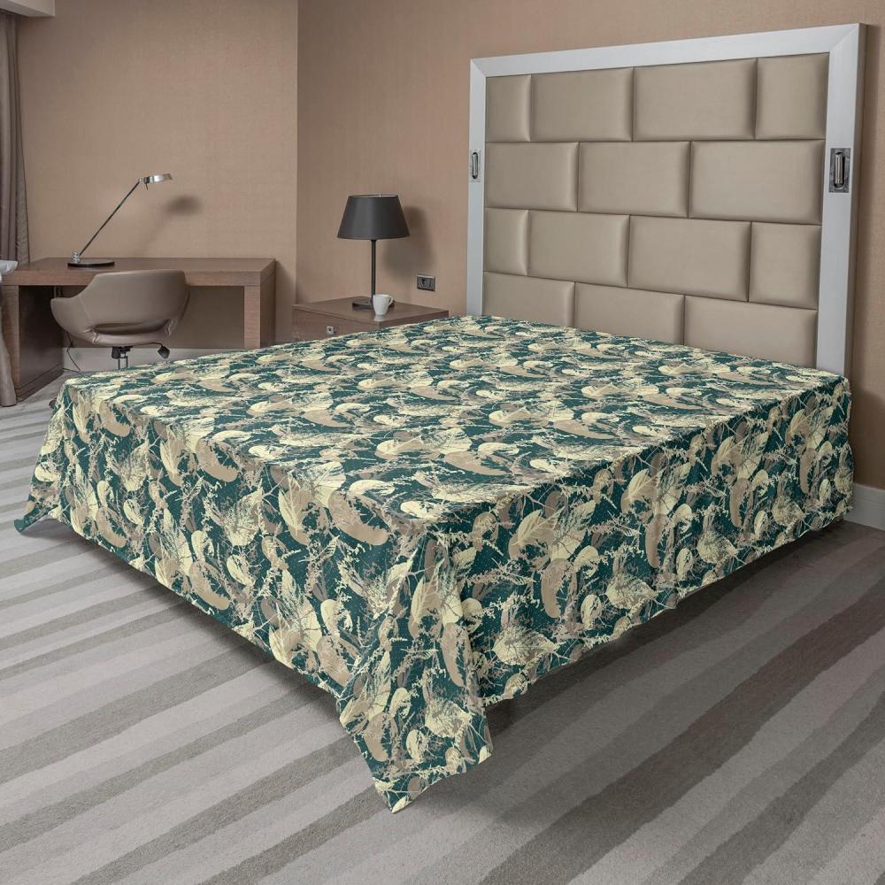 imageAmbesonne Floral Flat Sheet Roses for Valentine Love Team Holiday Celebration Botanical Artwork on Hue Back Soft Comfortable Top Sheet Decorative Bedding 1 Piece Full Size Dimgray BlushWarm Taupe and Pale Yellow