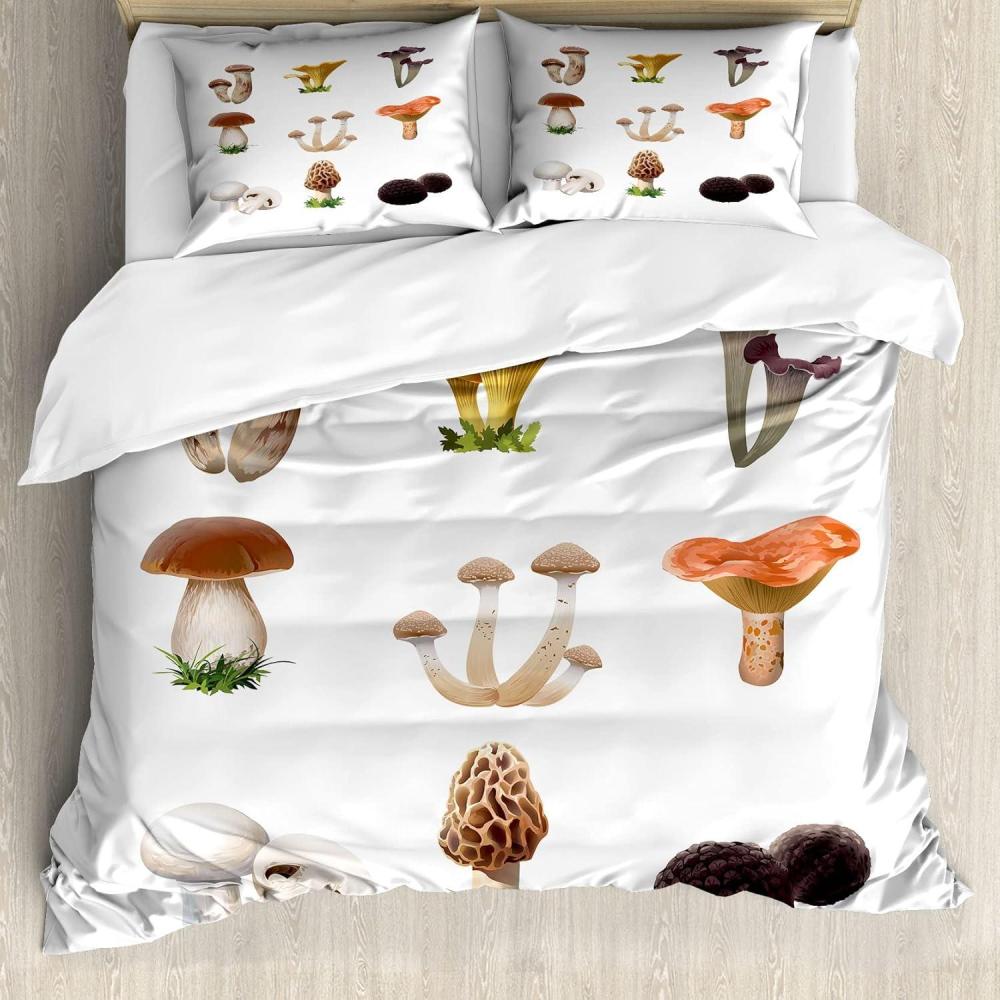 imageAmbesonne Heart Duvet Cover Set Scribble Drawing Romantic Shape Valentines Day Jumble Lines Minimalist Print Decorative 3 Piece Bedding Set with 2 Pillow Shams Queen Size Vermilion WhitePale Brown Multicolor